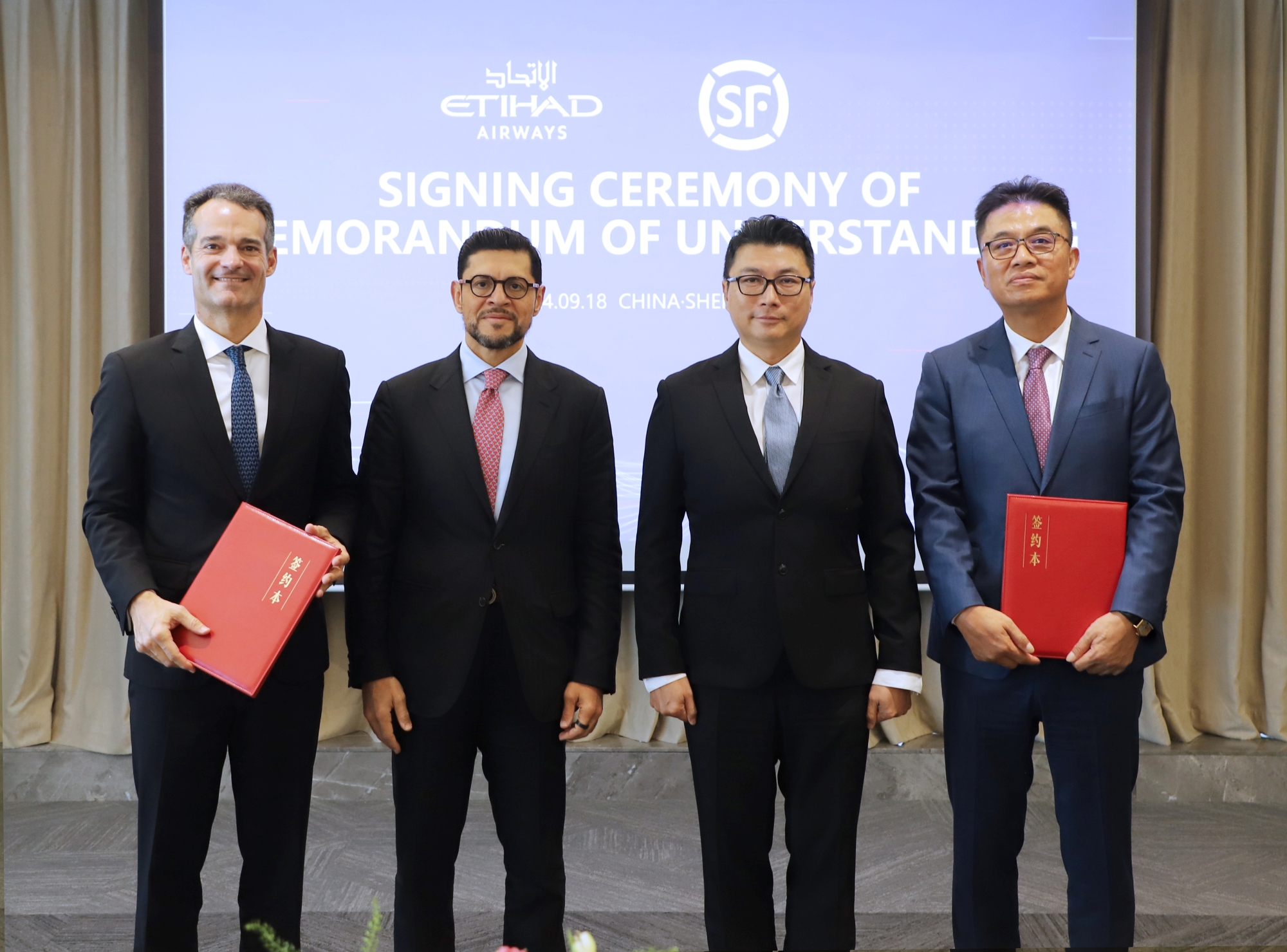 Etihad Cargo and SF Airlines to strengthen UAE-China trade with joint venture commitment